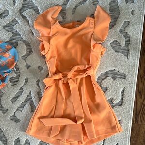 GB girls ruffle sleeve romper